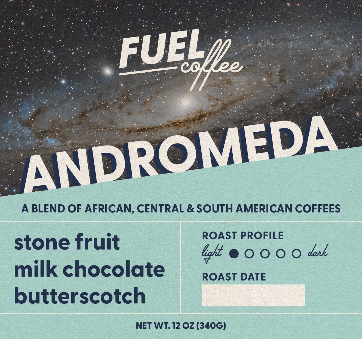 Fuel Coffee Seattle's Andromeda Blend Fuel Coffee